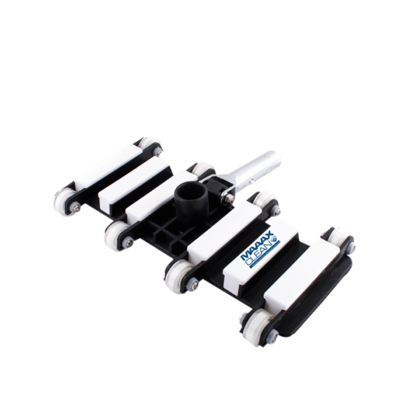 Carro Aspirador 8 Ruedas De Lujo Color Negro Mango Metalico Llantas En Silicona